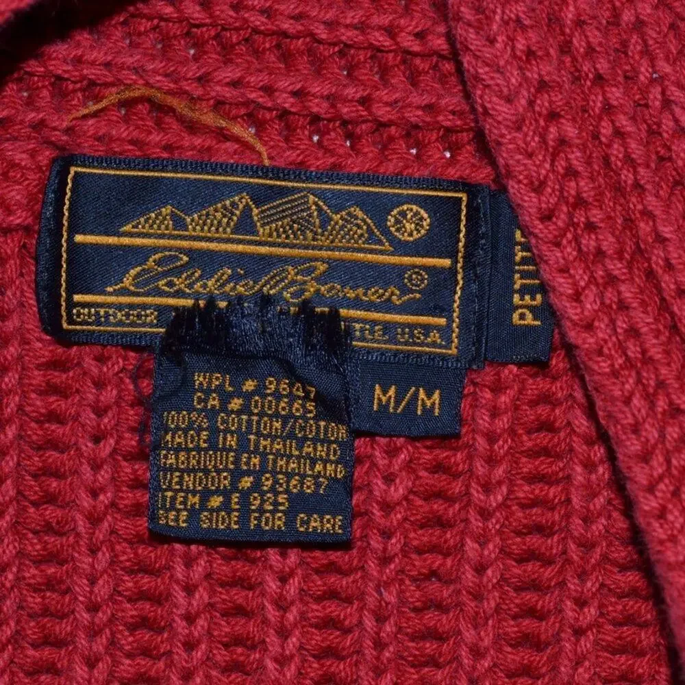 Vintage Eddie Bauer Knit Sweater Red